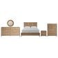 Universal Furniture Weekender 5-Piece King Panel Bedroom Set in Sand Dune and Natural, , large