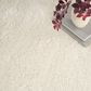 Nourison Dreamy Shag Solid 6"7" x 9"2" Ivory Area Rug, , large