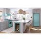 Unique Appliances Classic Retro 18 Cu. Ft Bottom Freezer Refrigerator in Ocean Mist Turquoise, , large