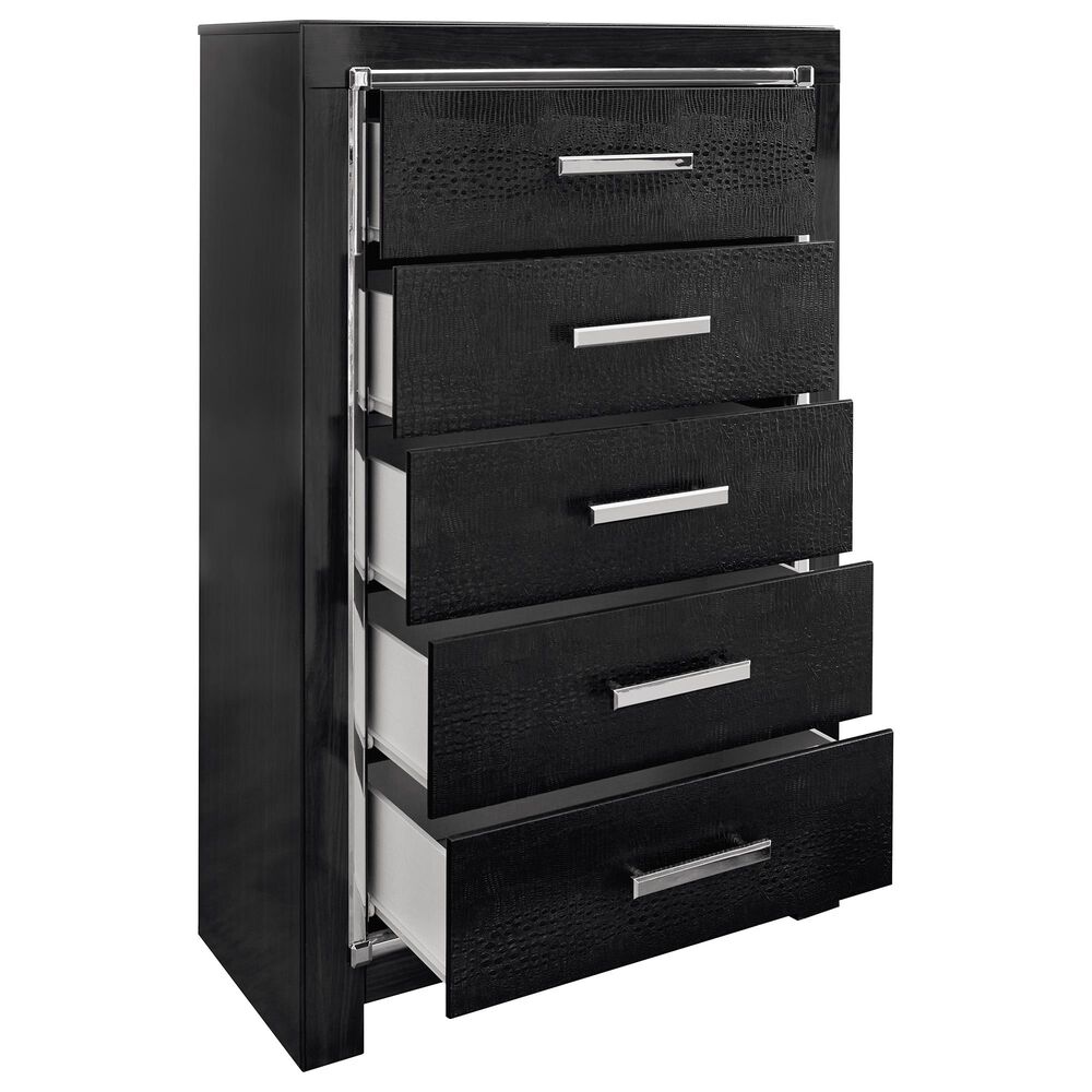 Signature Design by Ashley Kaydell 5 Drawer Chest in Dark Gray, , large