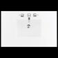 James Martin Vanities Brookfield 26" Single Bathroom Vanity in Antique Black with 3 cm White Zeus Quartz Top and Rectangular Sink, , large
