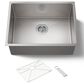 Kohler Strive 24" Undermount Single Bowl Kitchen Sinks in Stainless Steel, , large