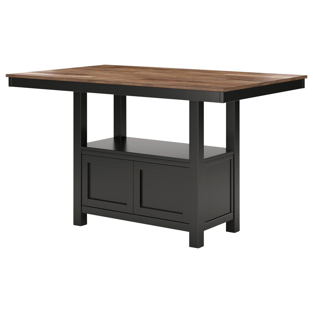 Ashley Wildenauer Counter Height Dining Table and 6 Counter Stools, , large