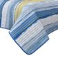 J. Queen Bold Seashore 3-Piece Full/Queen Quilt Set in Blue, White and Yellow, , large