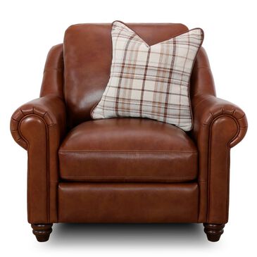 Sienna Designs Leather Chair in Chestnut, , large