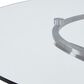 Blue River Wendy Dining Table in Brushed Stainless Steel - Table Only, , large