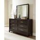 Ashley Neymorton 6-Drawer Dresser in Dark Grayish Brown, , large