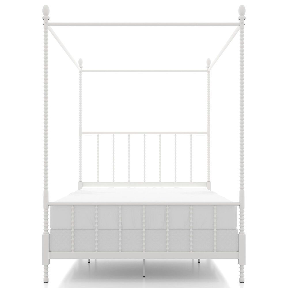 Furniture of America Elliot Full Canopy Bed in White, , large