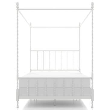 Furniture of America Elliot Full Canopy Bed in White, , large