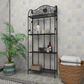 Maple and Jade 66" Traditional Bakers Rack in Black, , large