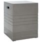 Safavieh Monterey Patio Accent Stool in Dark Gray, , large