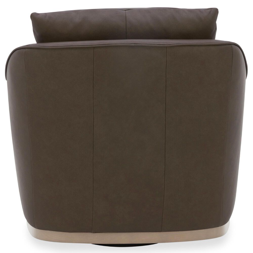 Kuka Home Cooper Swivel Chair in Isla Chocolate, , large