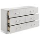 New Heritage Europa 6-Drawer Dresser in White, , large