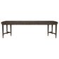 Universal Furniture Montclair Cocoa Dining Table in Medium Brown and Smoked Gold, , large