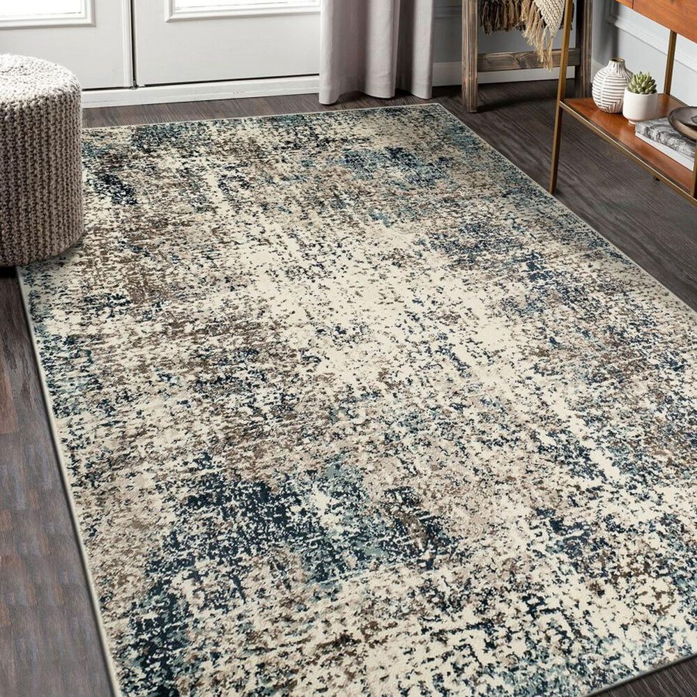Amer Rugs Allure 8&#39;9&quot; x 11&#39;9&quot; Gray and Blue Area Rug, , large