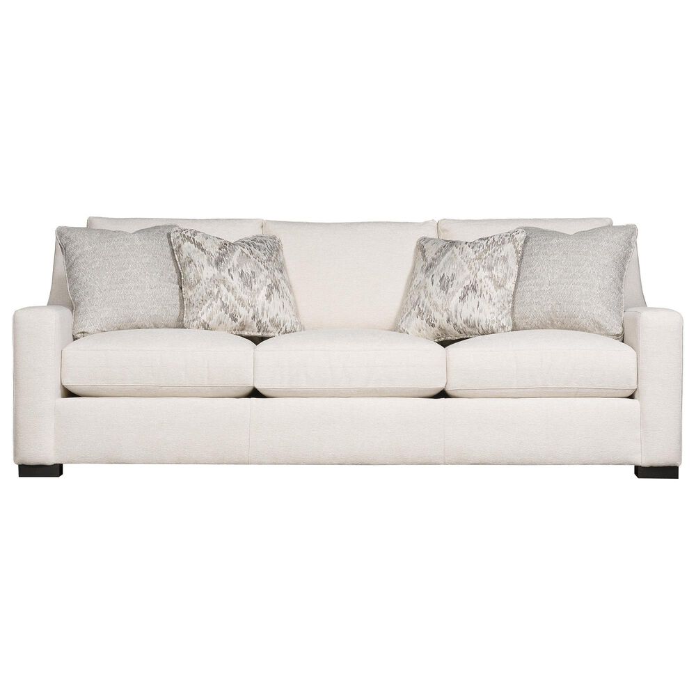 Bernhardt Germain Stationary Sofa in White and Cream, , large