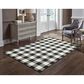 Oriental Weavers Marina 1932K 6"7" x 9"6" Black and Ivory Area Rug, , large