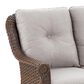 Sunwell Garden 3-Seater Patio Sofa with Floral Armrests in Beige, , large