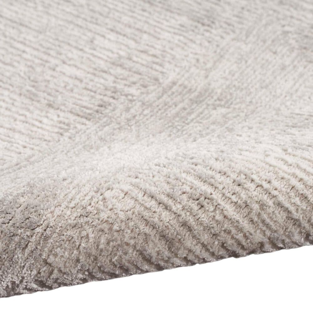 Nourison Irradiant 5&#39;3&quot; x 7&#39;3&quot; Silver Area Rug, , large