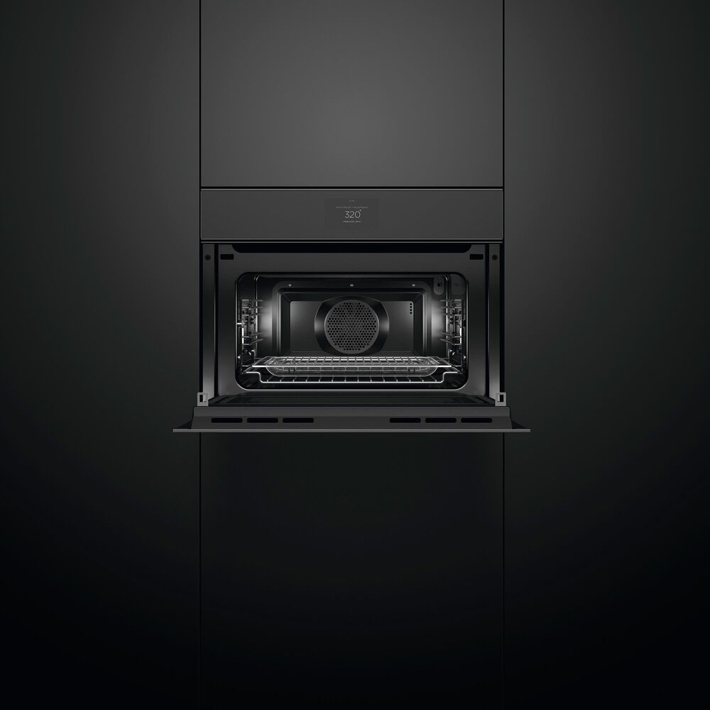Fisher &amp; Paykel Minimal 24&quot; Single Electric Wall Oven with 22 Functions and Convection in Black, , large