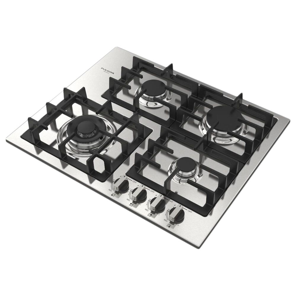 Fulgor Milano 400 Series 24&quot; Gas Cooktop with 4 European Sealed Burners in Stainless Steel, , large