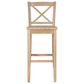 Linon Home Decor Torino X-Back Bar Stool in Grey Wash, , large