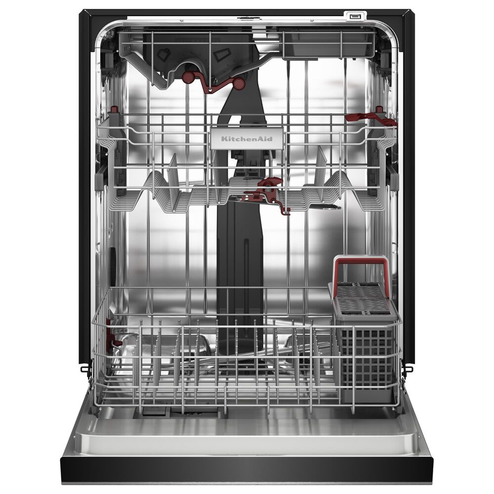 KitchenAid 24&quot; Max Jets Third Rack Dishwasher with Front Control ProDry System in PrintShield Stainless, , large