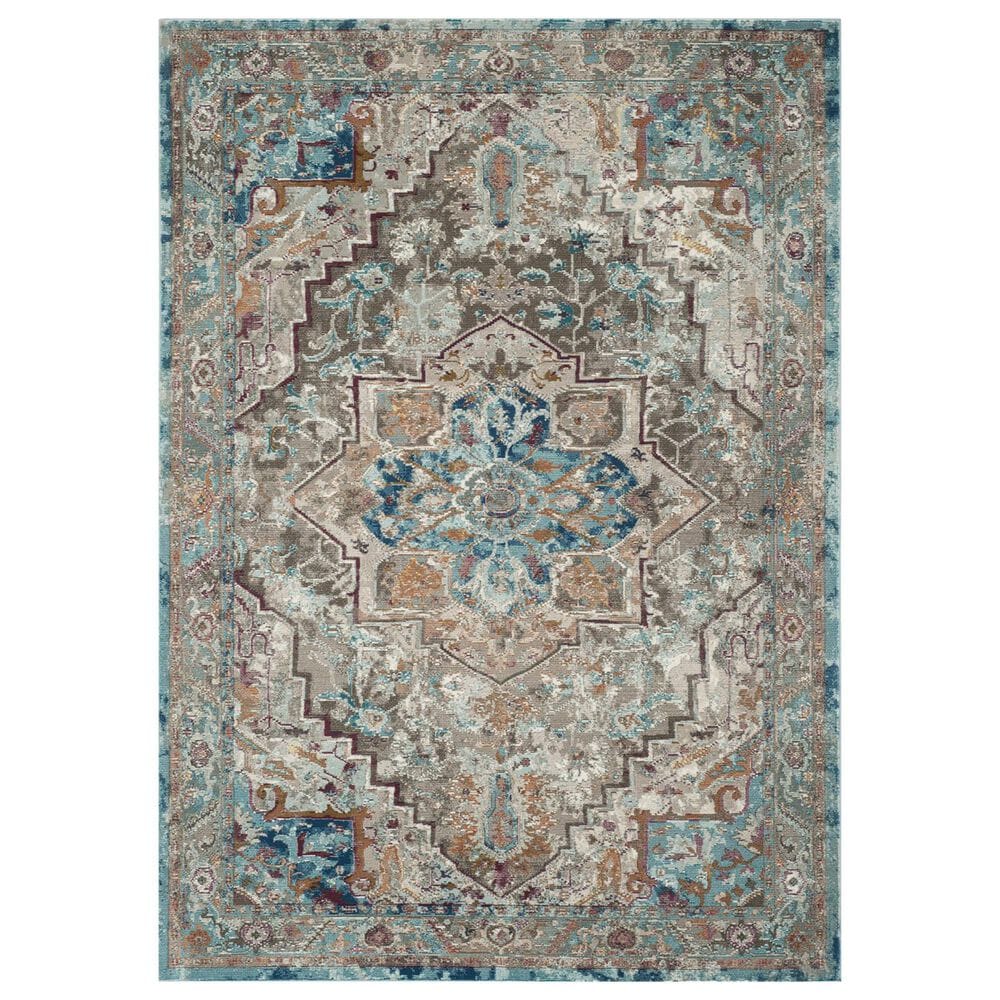 Safavieh Aria ARA119E 5"1" x 7"6" Beige and Blue Area Rug, , large