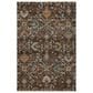 Dalyn Rug Company Silk Road Chocolate, Beige, Copper, Gold, Sage, Navy and Paprika 3" x 5" Area Rug, , large