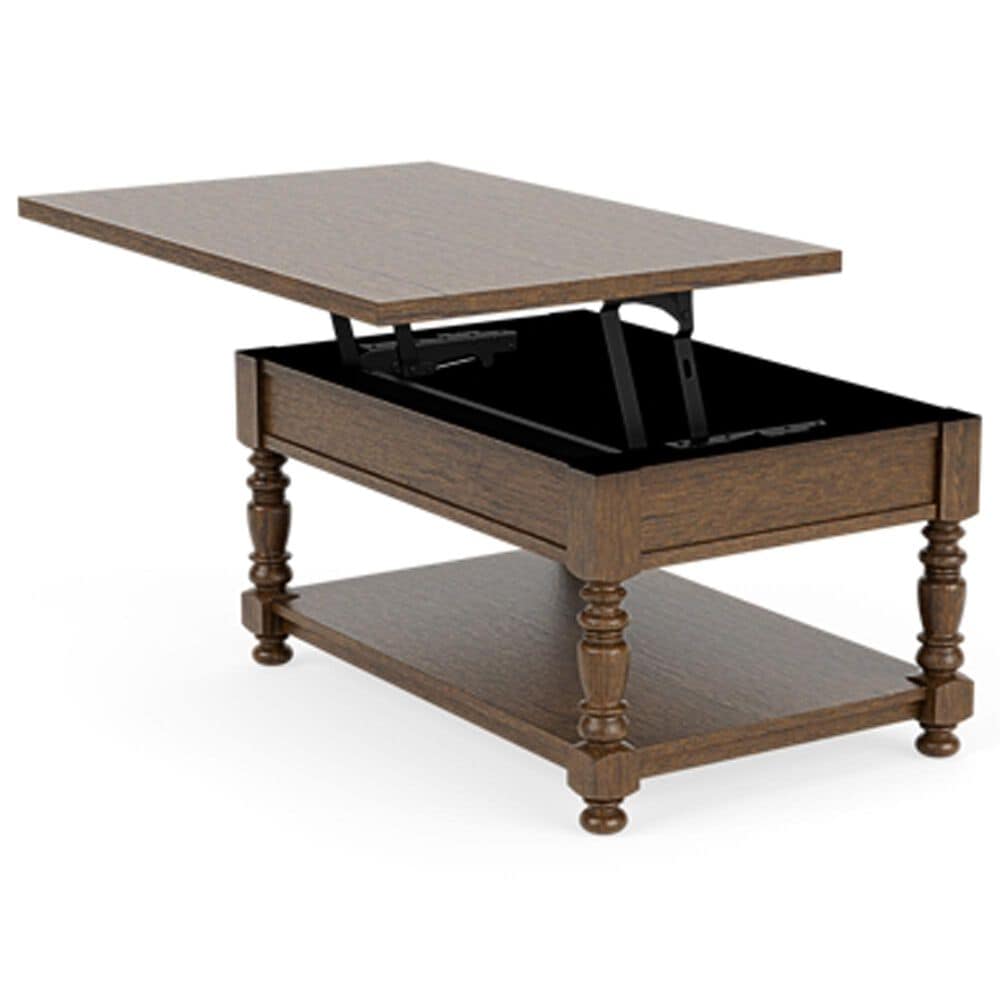 Riverside Furniture Eastlake Lift Top Cocktail Table in Whiskey Oak, , large