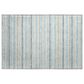 Dalyn Rug Company Soft Essentials Striped Sky 2"6" x 3"10" Indoor/Outdoor Area Rug, , large
