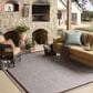 Loloi Easton Dove and Coffee 8"6" x 11"6" Indoor/Outdoor Area Rug, , large