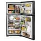GE Appliances 19.2 Cu. Ft. Top Freezer Refrigerator with Reversible Door in Black, , large