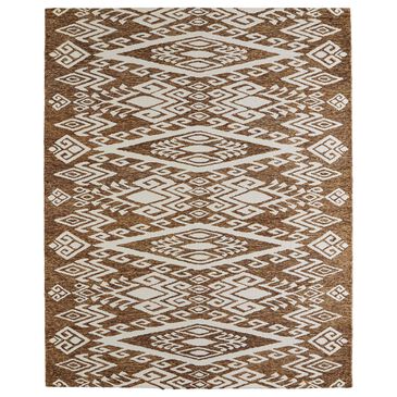 Feizy Wallace WAL8A43F Brown 12" x 15" Area Rug, , large