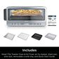 Ninja Flip Toaster Oven and Air Fryer in Stainless Steel and Black, , large