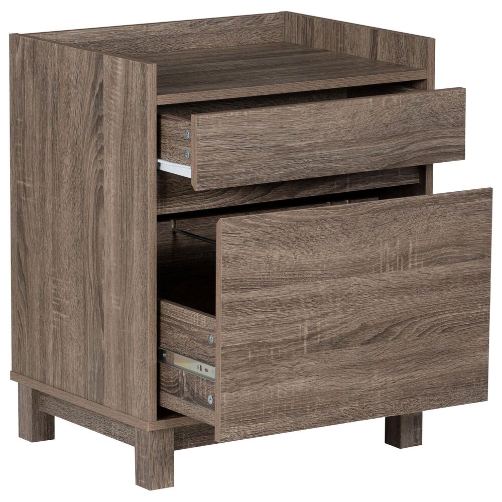 Linon Home Decor Tracey 2-Drawer File Cabinet in Grey, , large