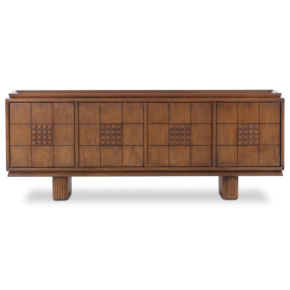 Four Hands Lyle Media Console in Rust, , large