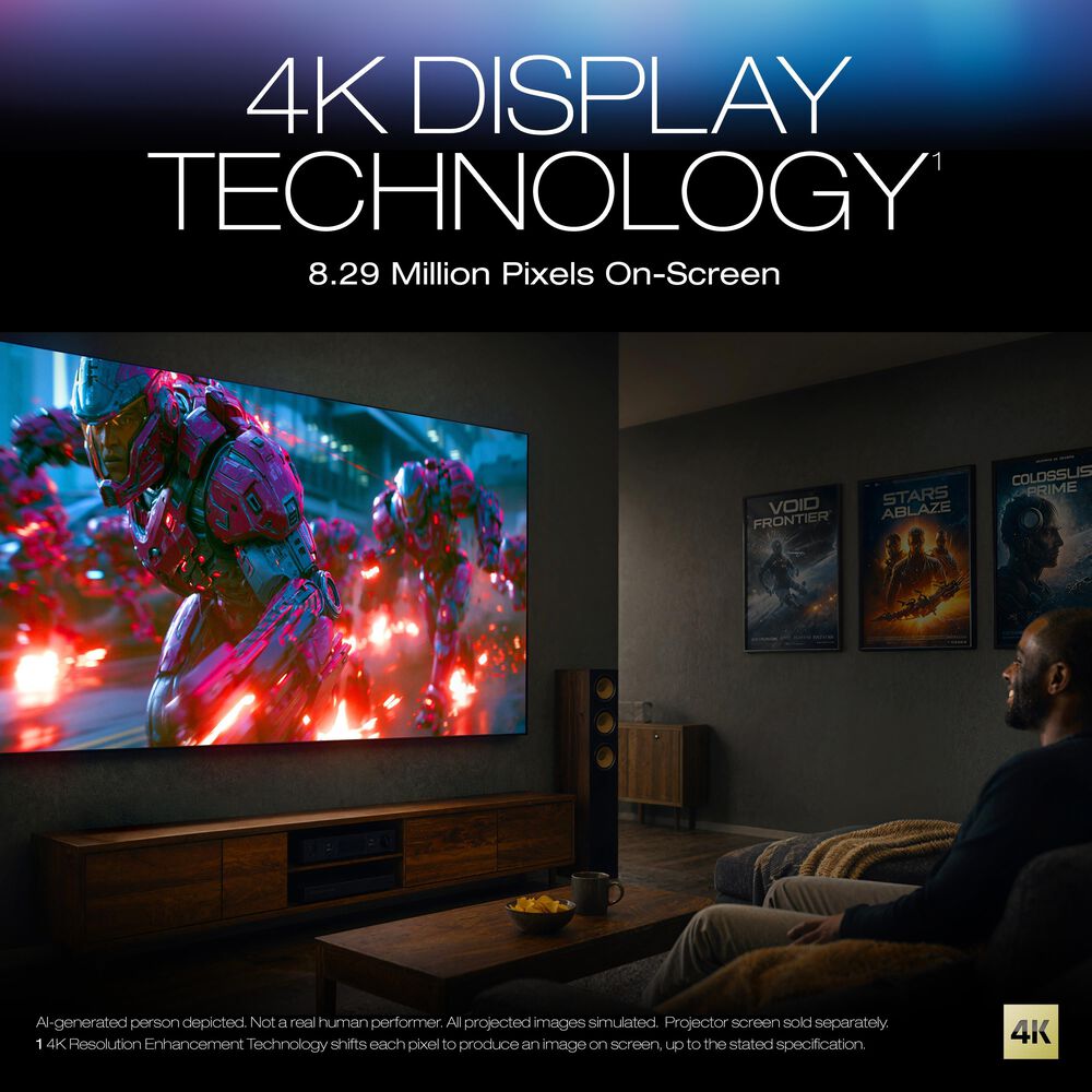 Epson Home Cinema LS11000 4K PRO-UHD Laser Projector in White, , large