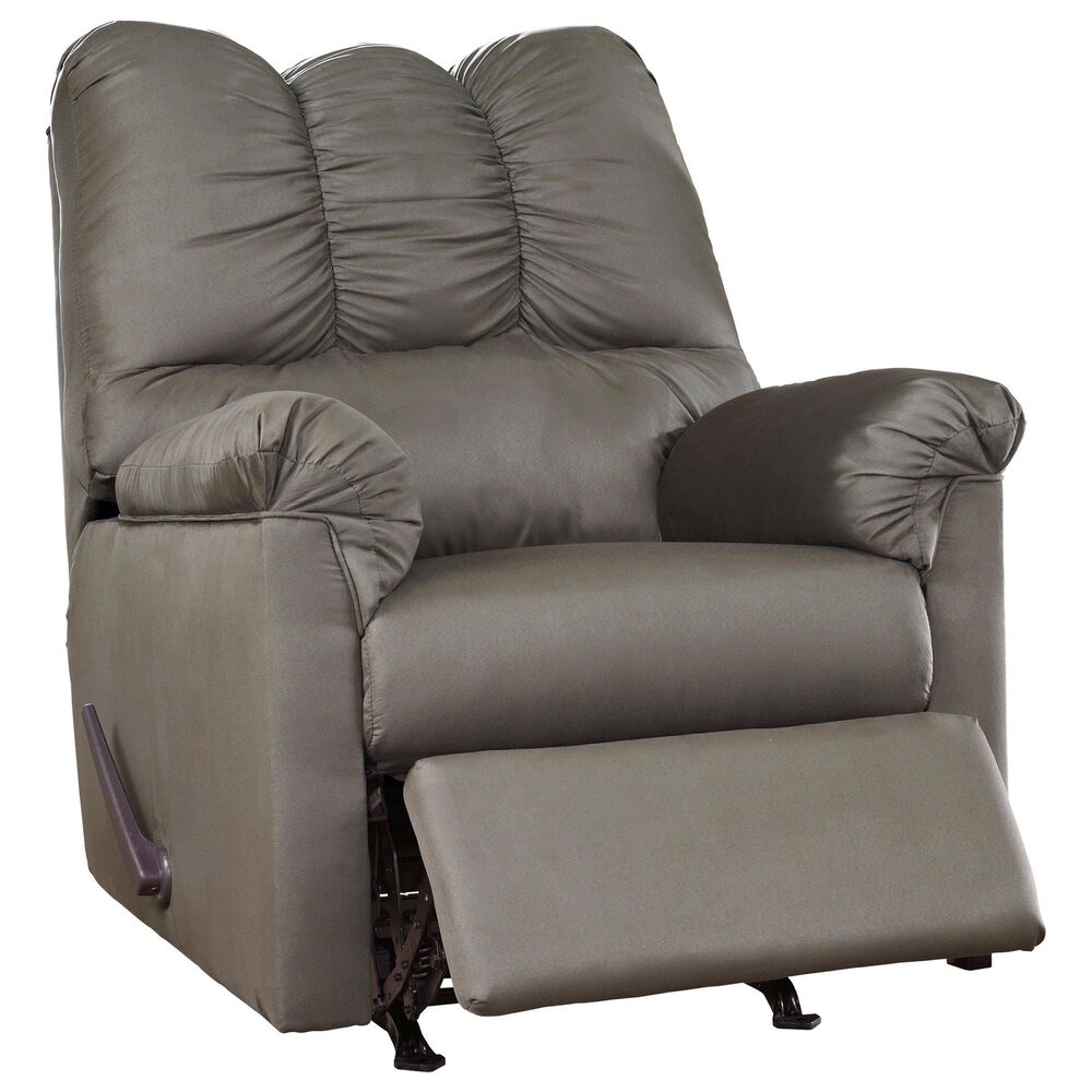 Ashley Darcy Manual Rocker Recliner in Cobblestone, , large