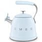SMEG 2.3L 50"s Style Stovetop Whistling Kettle in Pastel Blue, , large