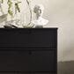 Walker Edison Sloane 6-Drawer Dresser in Black, , large