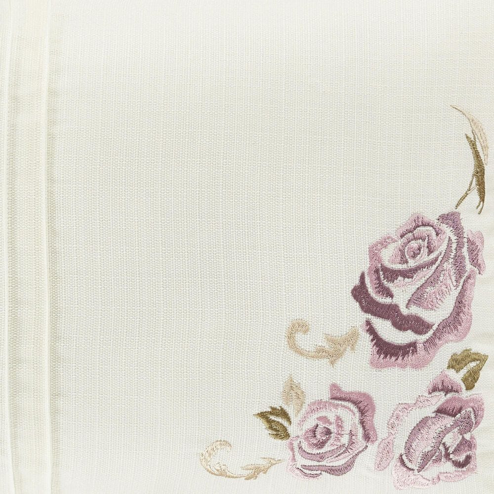 J. Queen New York Chambord 13&quot; x 19&quot; Lumbar Pillow in Ivory, Lavender, Rose, Taupe and Green, , large