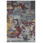 Oriental Weavers Evolution 8036C 10" x 13"2" Blue and Red Area Rug, , large
