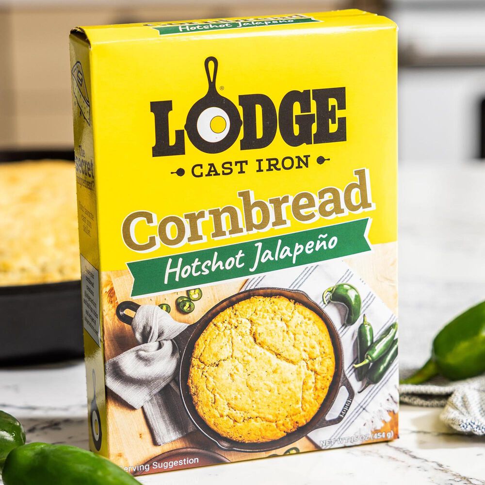 Lodge Hot Shot Jalapeno Skillet Cornbread Mix, , large