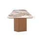 Monroe Ruby Dining Table and 6 Dining Chairs in Gloss White and Natural, , large