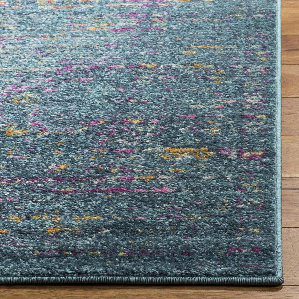 Safavieh Madison MAD122C 3&#39; x 5&#39; Blue and Fuchsia Area Rug, , large