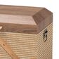 Baxton Studio Kande Storage Trunk with Hinged Top in Light Brown, Walnut and Bronze, , large