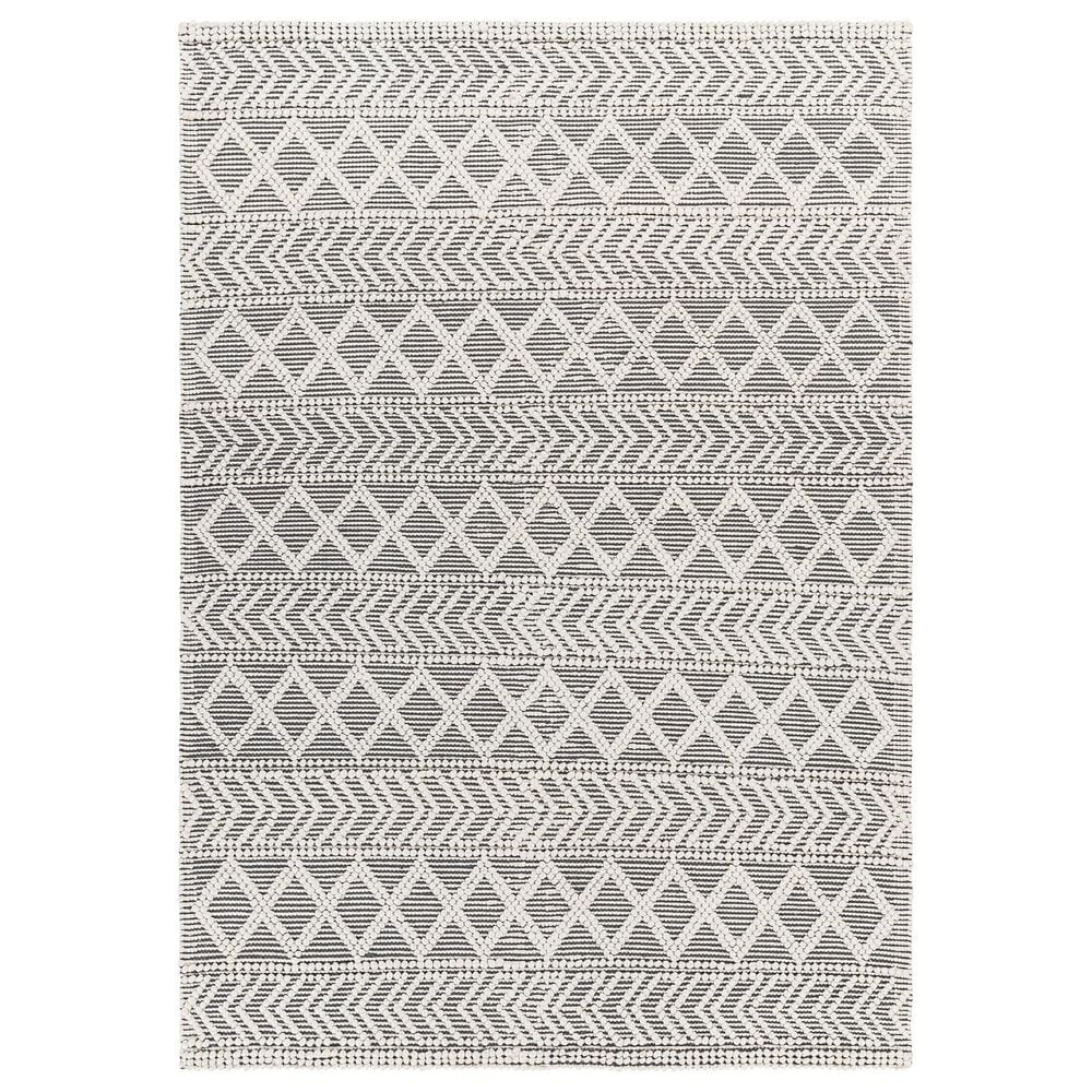 Surya Daffodil Southwestern 8" x 10" Light Grey and Natural Area Rug, , large