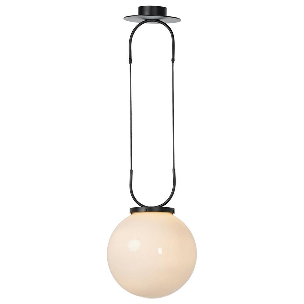 Four Hands Kincaid 1-Light Pendant in Matte Black, , large