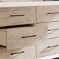 Ashley Charbitt 4-Piece Queen Panel Bedroom Set in Brown and Matte White, , large